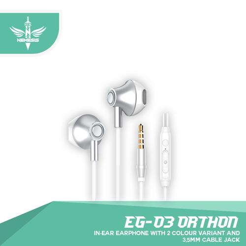 Foto Produk Earphone gaming NYK EG-03 ORTHON - Putih dari NYK Official Store