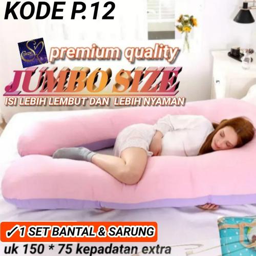 Foto Produk bantal hamil dan menyusui + sarung motif doraemon dari srizki collection