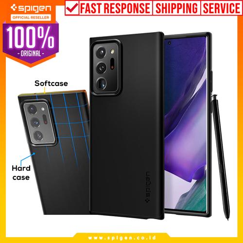 Foto Produk Case Samsung Galaxy Note 20 / Ultra Spigen Thin Fit Hardcase Casing - Note 20, Black dari Spigen Official