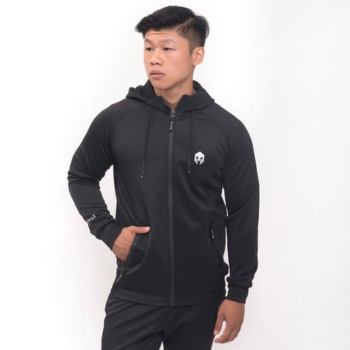Foto Produk Jaket Olahraga Mills , Style : Sonic Hoodie Jacket , Code : 8002 Black - Hitam, 3XL dari MILLS Official