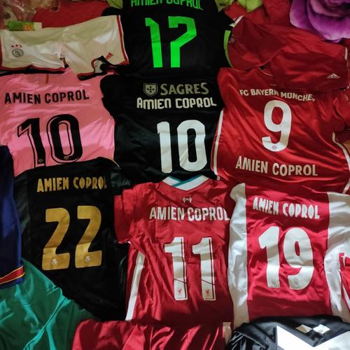 Foto Produk Pasang Nama + nomer punggung/nameset di jersey dari Duta Tama Sports