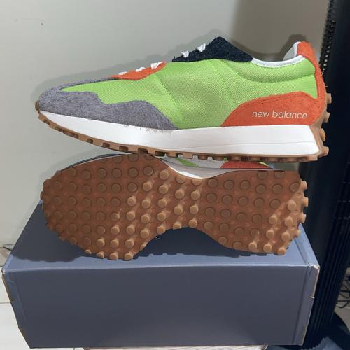 Jual New Balance 327 Green Orange Gum 