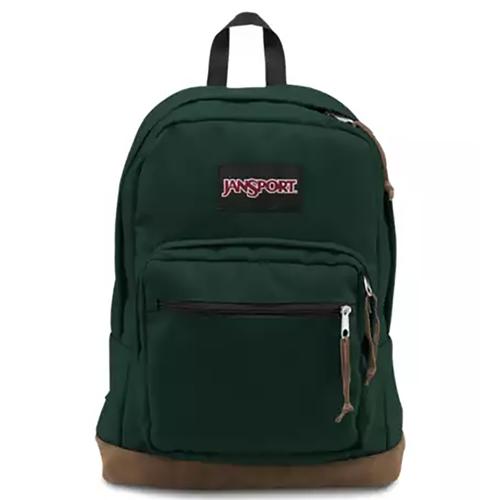 dark green jansport backpack