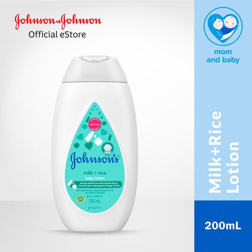 Foto Produk Johnson's Baby Lotion Milk+Rice 200ML dari Promore Baby Shop