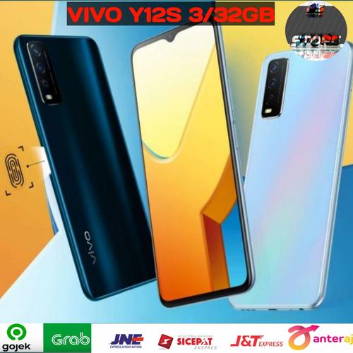 Foto Produk Vivo Y12s 3/32gb New Garansi Resmi - P. Black dari T2T2 Shop