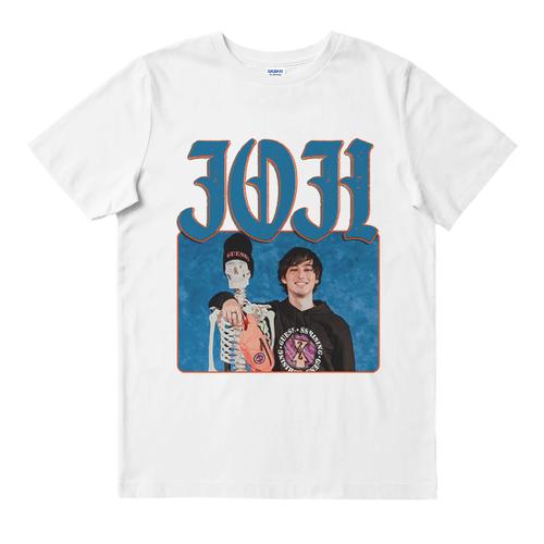 Jual JOJI - SKULL WHITE | KAOS BAND 