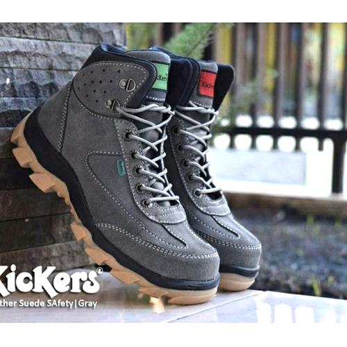 Foto Produk sepatu kulit kickers boot safety ujung besi tracking adventure dari shoesmarket777