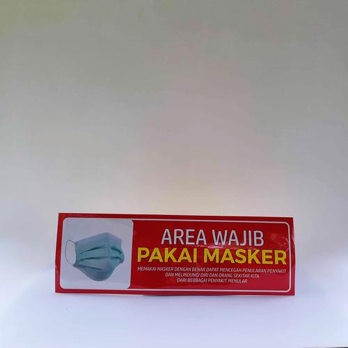 Foto Produk Stiker Wajib Pakai Masker dari Syafana