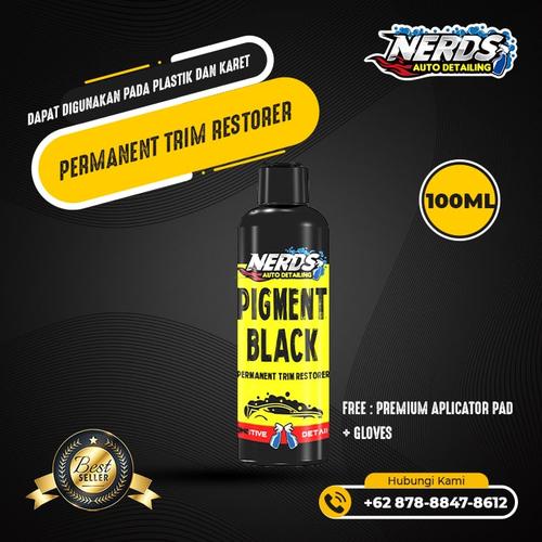 Foto Produk Pigment Black trim restorer / penghitam plastik trim permanent 100ml dari Nerds Autodetailing