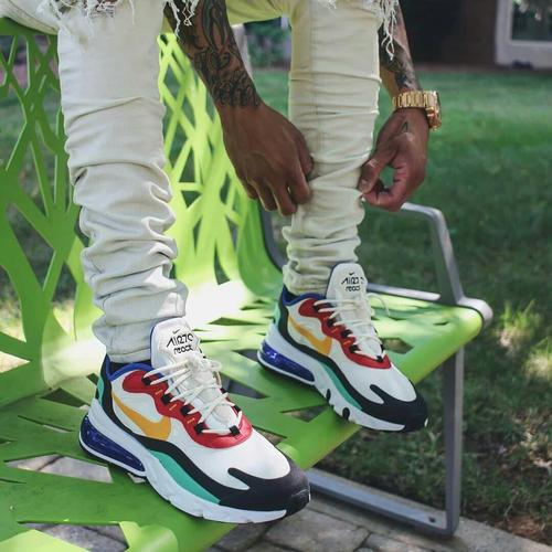 nike air max react 270 multicolor