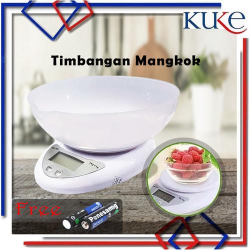 Foto Produk TIMBANGAN DIGITAL MANGKOK / Timbangan Kue Digital Electronic 5 kg B05 dari KUKE
