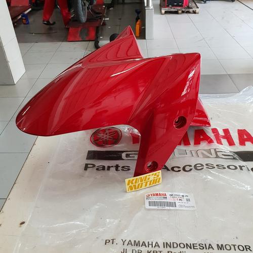 Gambar SPAKBOR DEPAN NEW NMAX, N-MAX CONNECTED 202 MERAH METALLIC (2DP-P3) dari KingS Motor undefined Tokopedia