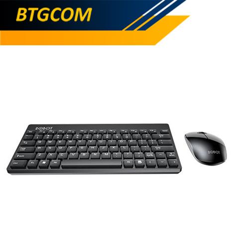 Foto Produk Robot KM3000 Portable Mini Wireless Combo Keyboard Mouse Bundle dari BTGCOM