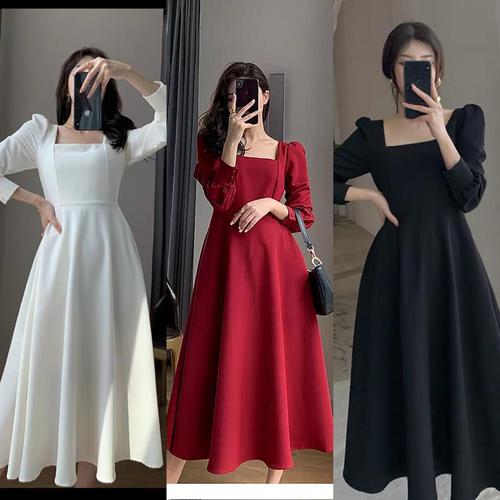 Jual Katlen Midi Dress - Hitam, XXL 