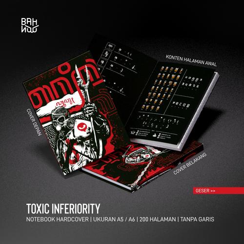 Foto Produk Buku Catatan / Notebook Bahnoo : Toxic Inferiority - A5 dari bahnoo