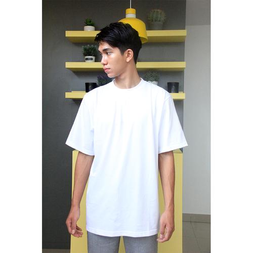 Jual OVERSIZED T SHIRT BASIC - WHITE 