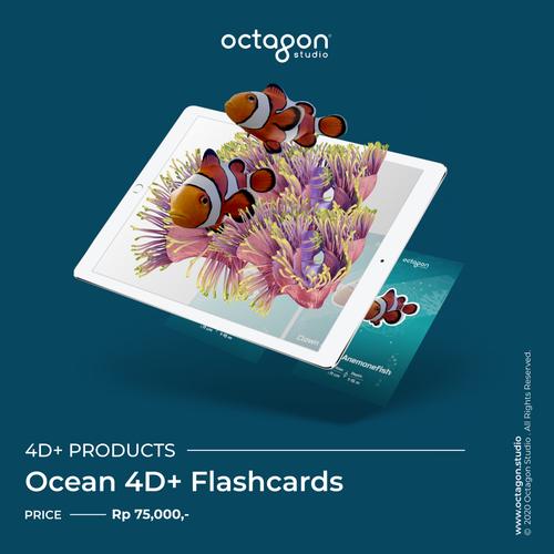 Foto Produk Kartu Ocean 4D+ - Mainan Edukasi Anak (Octagon Studio) dari OctagonStudio