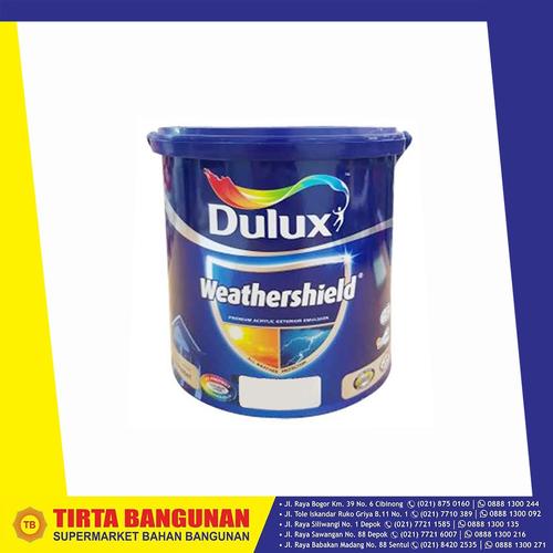 Gambar DULUX WEATHERSHIELD 2290 BRILLIANT WHITE 2,5LT CAT TEMBOK EXTERIOR dari Tirta Bangunan Kota Depok Tokopedia