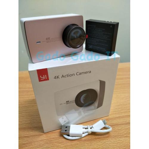Foto Produk Action Camera Sport/Kamera Xiaomi Yi 2 4K/Xiao Mi Yi II 4K (RESMI) - Merah Muda dari Gado gado IT