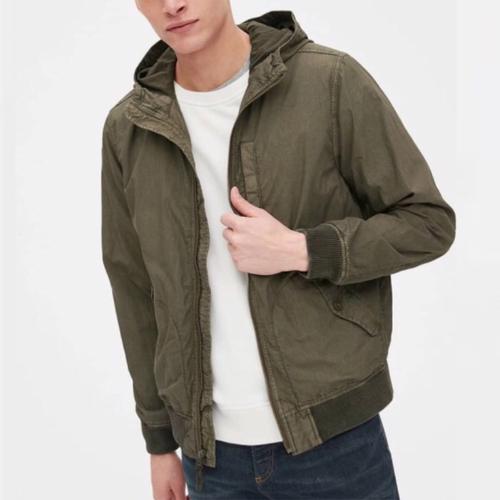 gap black bomber jacket