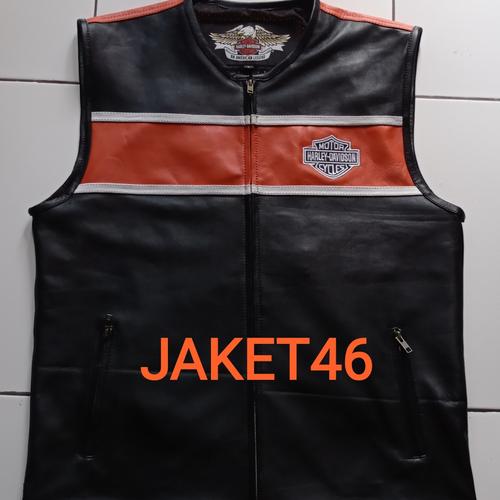 harley leather vests