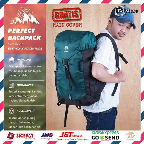 Foto Produk Tas Semi Carrier Hiking 40 Liter Tas Ransel Gunung Camping Outdoor - Hijau dari TQSTORE9