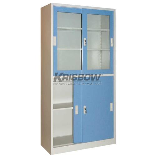 Jual KRISBOW FILE 4 SHELF 4 DOOR SLIDING BLUE Item KW1700197