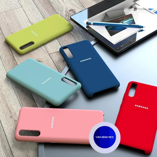 Foto Produk Silicone Cover Samsung Galaxy A50 2019 A505 Original Silikon SoftCase - Hitam dari Vinvend ACC