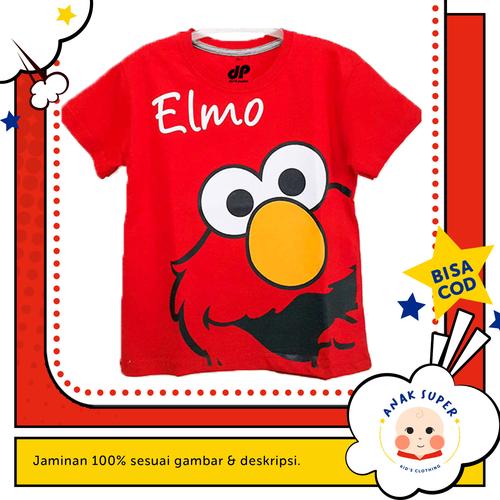 Foto Produk Baju/Kaos Anak Lengan Pendek Motif ELMO 1 - 10 Tahun - 1-2 Tahun dari Anak Super