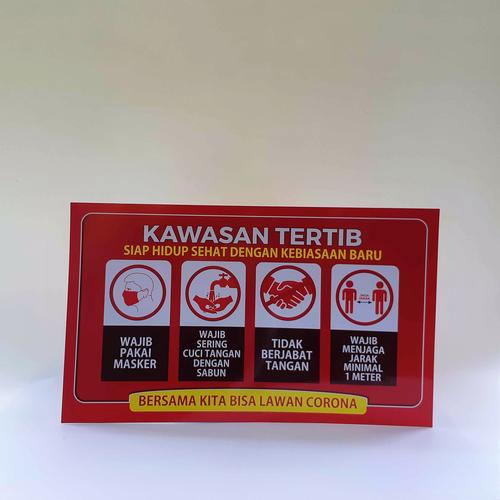 Foto Produk Poster Kawasan Tertib Budaya Sehat New Normal dari Syafana