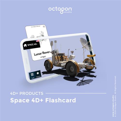 Foto Produk Kartu Space 4D+ 26 Cards - Mainan Edukasi Anak (Octagon Studio) dari OctagonStudio