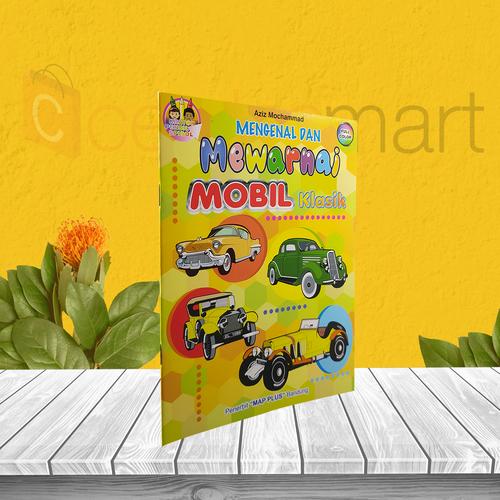 Foto Produk BUKU ANAK TK PAUD MENGENAL DAN MEWARNAI MOBIL KLASIK dari cerdas media