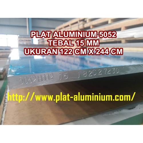 Gambar Plat Aluminium 5052 import tebal 15 mm ukuran 4 x 8 feet dari TokoLisati Kota Bekasi Tokopedia