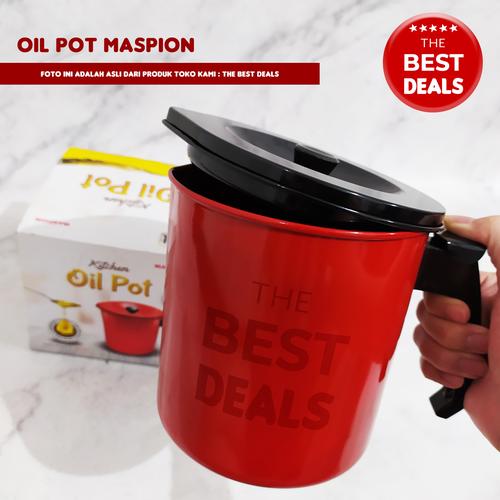 Foto Produk Oil Pot / Wadah Saringan Minyak 1,5L - Maspion - extra bubble dari The Best Deals