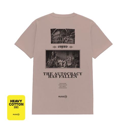 Gambar Russ Kaos Pria T-shirt Pria Fallen Brown - M dari Russ & Co. Kota Bandung Tokopedia