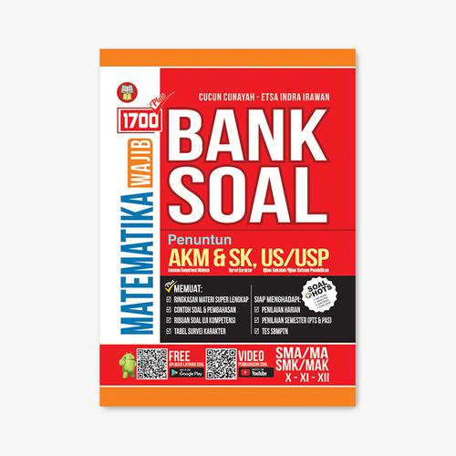 Foto Produk 1700 PLUS BANK SOAL MATEMATIKA WAJIB SMA/MA KURIKULUM 2013 REVISI dari Yrama Widya Online