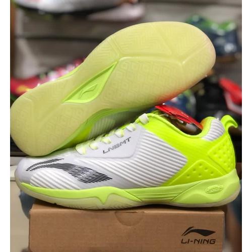 Foto Produk Sepatu Badminton Lining Cloud Ace G8 / Cloud Ace 8 White Lime dari Lefin Sport + Music