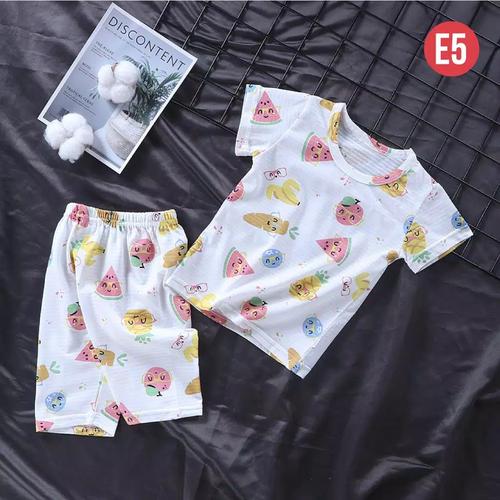 Foto Produk Baju Setelan Anak Kekinian Set / Baju santai Anak umur 1-7tahun / - E05, 80 dari Henlit store