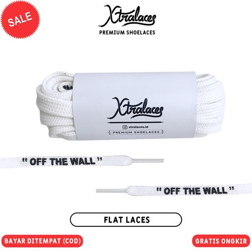 Foto Produk TALI SEPATU VANS OFF THE WALL BROKEN WHITE | OFF THE WALL SHOELACES dari TALI SEPATU XTRALACES | PREMIUM SHOELACES