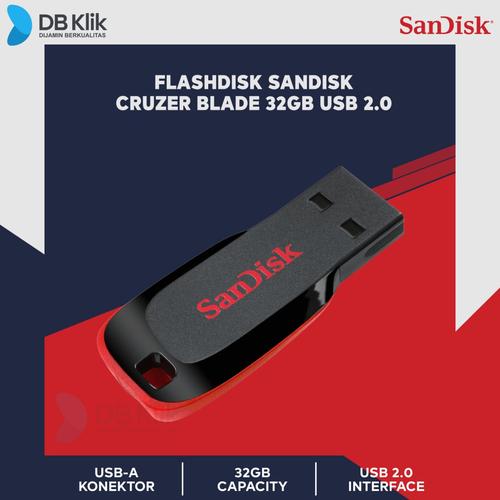 Foto Produk Flashdisk Sandisk Cruzer Blade 32GB dari dbclick