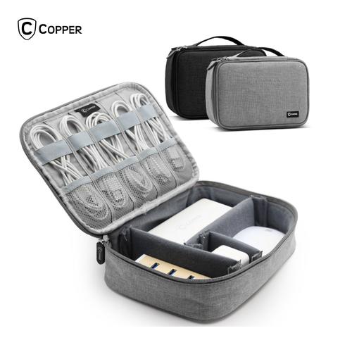 Foto Produk COPPER Tas Gadget Powerbank Waterproof / Travel Organizer Large - Hitam dari Copper Indonesia