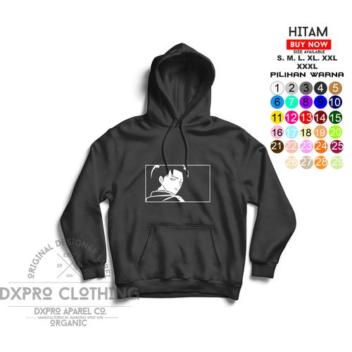 Jual JAKET SWEATER HOODIE LEVI ACKERMAN 