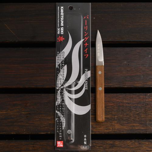 Foto Produk Kanetsune Seki Paring Knife KC-341 60mm Pisau Jepang dari Shinsei