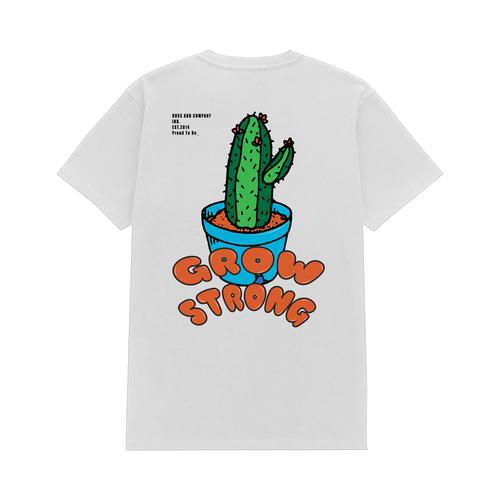 Gambar Russ & Co. Kaos Pria Grow Strong White T-Shirt - S dari Russ & Co. Kota Bandung Tokopedia