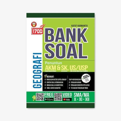 Foto Produk BUKU 1700 PLUS BANK SOAL GEOGRAFI SMA/MA dari Yrama Widya Online