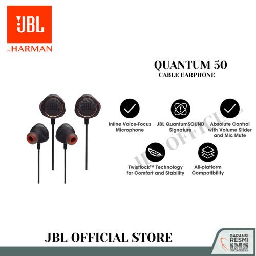 Foto Produk JBL Quantum 50 Headset gaming wired in-ear dari JBL Official Store