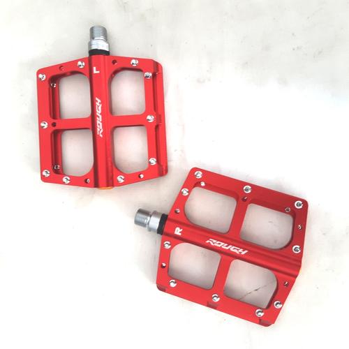 Foto Produk pedal rough tapak lebar bearing merah anodize dari farras bikes
