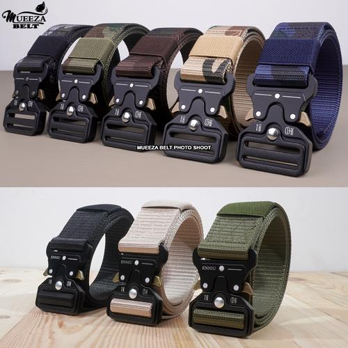 Foto Produk Ikat Pinggang Canvas Nylon Pria Taktikal Militer / Military Tactical B - Hijau dari MUEEZA OFFICIAL