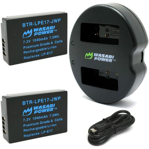 Foto Produk Wasabi Power Battery Canon LP-E17 (2-Pack) & Dual Charger dari Wasabi Power Indonesia