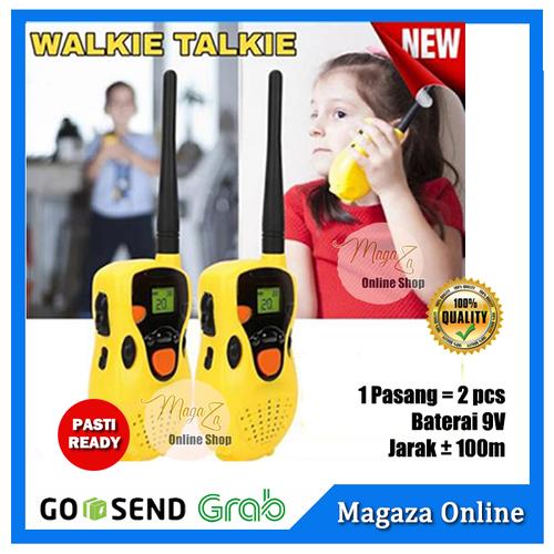 Gambar XIANXIN KIDS TOYS MINI WALKIE TALKIE ANAK 1 PASANG - 178 - YELLOW dari Magaza Online Jakarta Barat Tokopedia